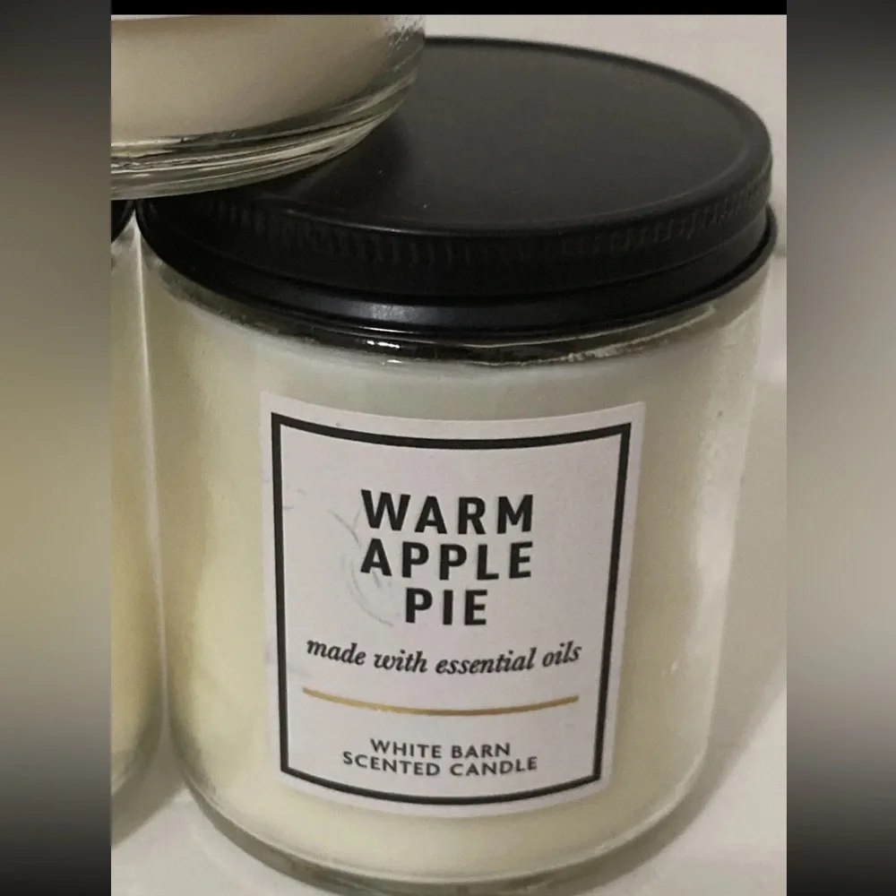 🍎 BBW Warm Apple Pie Single Wick Candle NEW - Picture 1 of 1